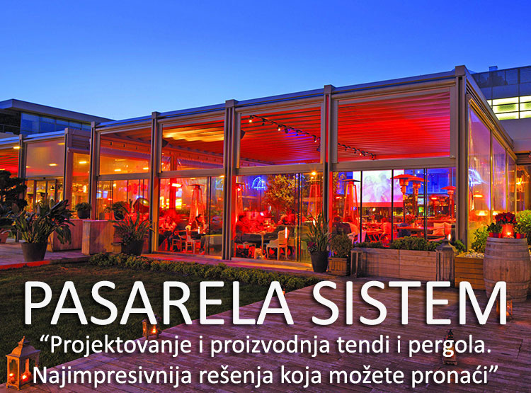 Tende i pergole, Pasarela sistem