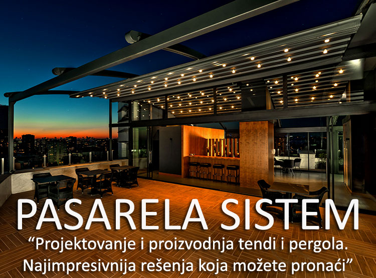 Tende i pergole, Pasarela sistem